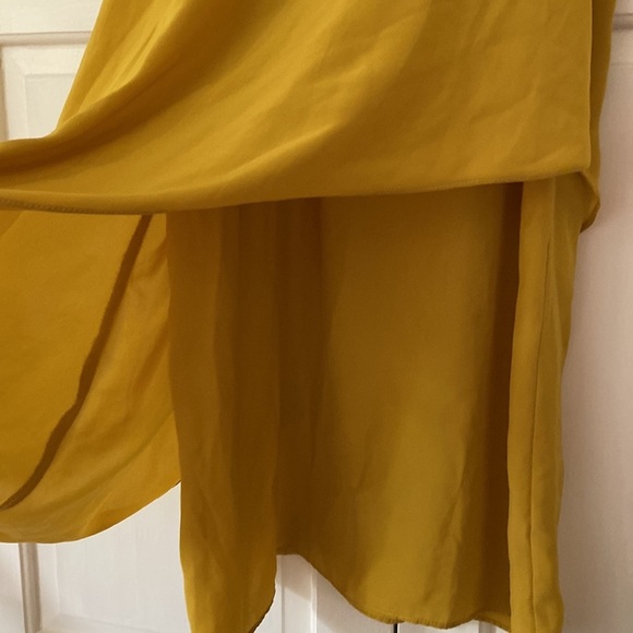 Urban Outfitters Silence + Noise Mustard Layered Short Casual Tank Dress Wedding - Picture 3 of 7
